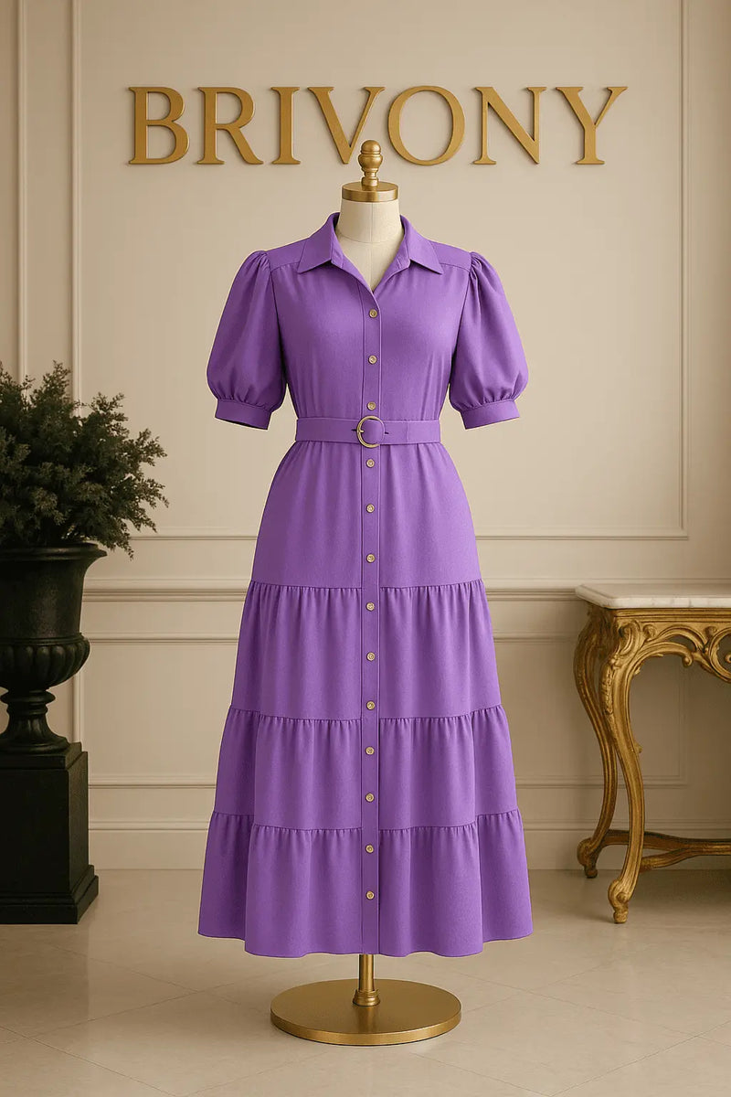 Vestido Brivony Lavanda Luxe