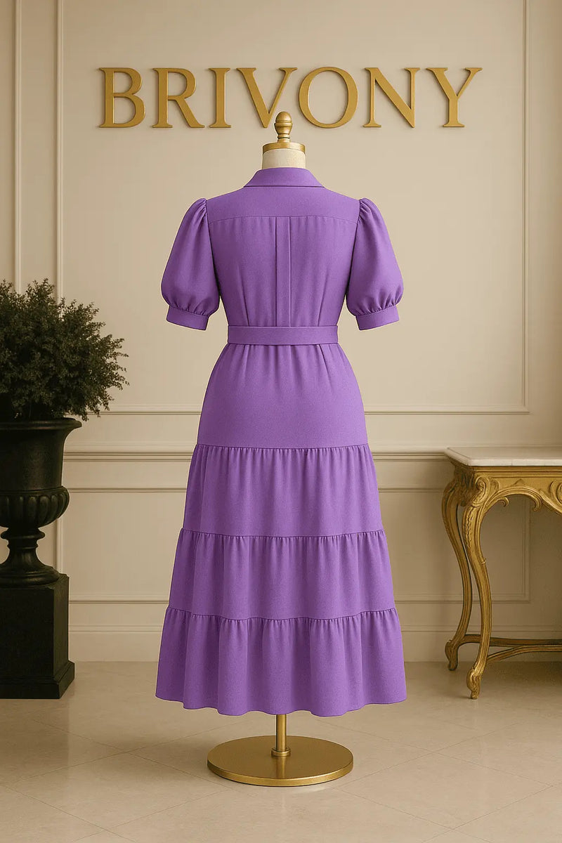 Vestido Brivony Lavanda Luxe
